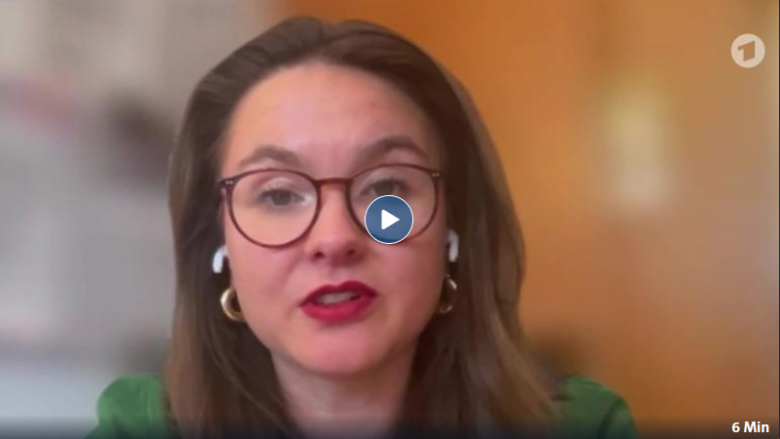 Anna Aeikens in der Tagesschau